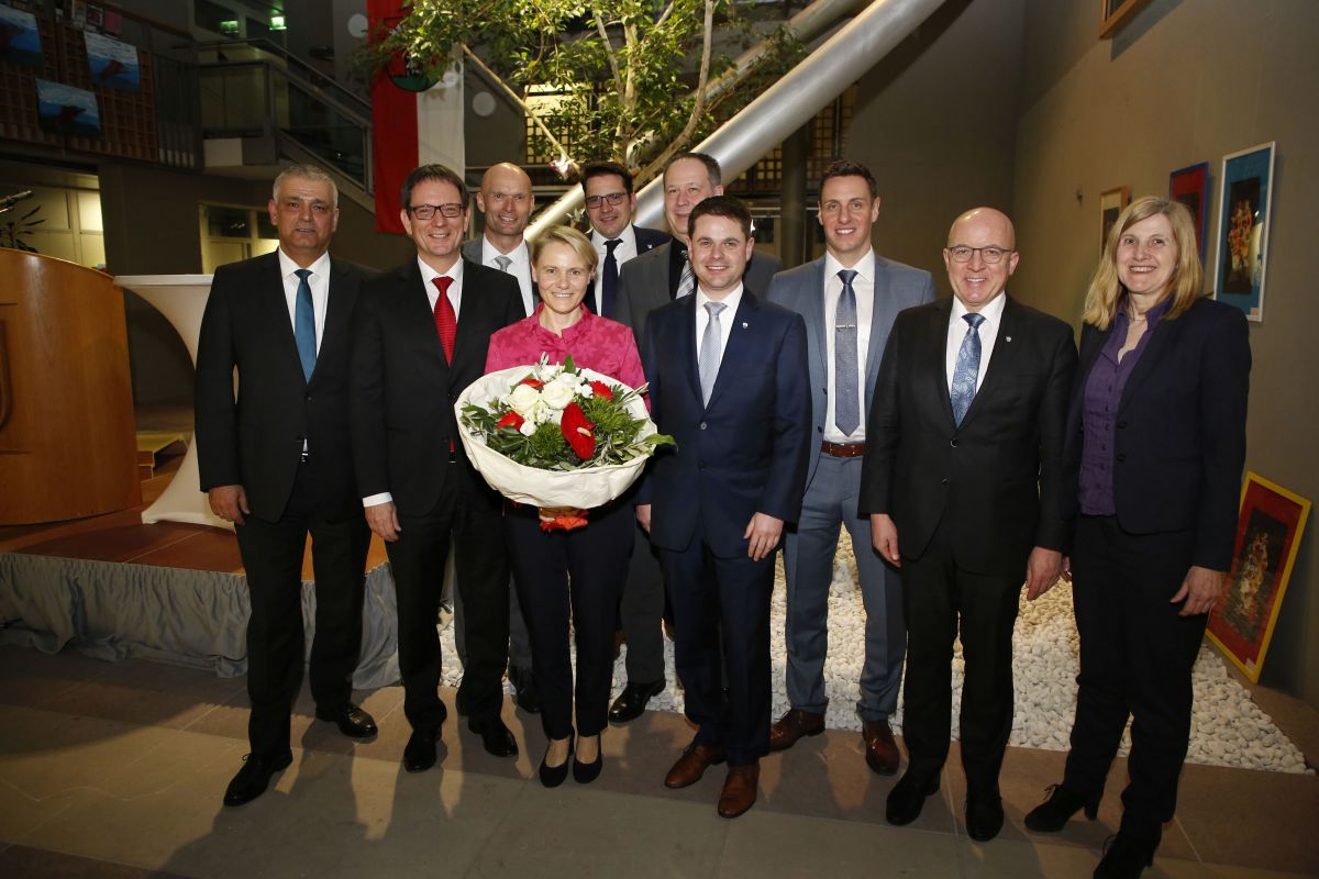 Walldorf: Amtseinführung von Bürgermeisterin Christiane Staab