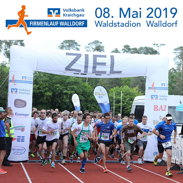 Anmeldephase für den 3. Volksbank Kraichgau Firmenlauf am 08.05. läuft