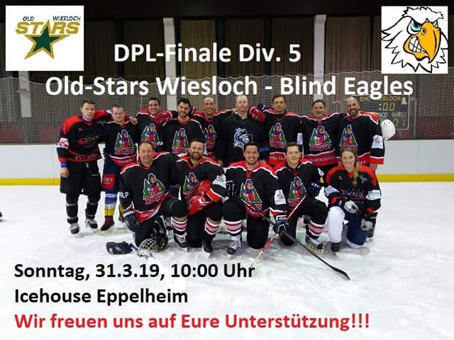 Spielankündigung Old Stars vs. Blind Eagles