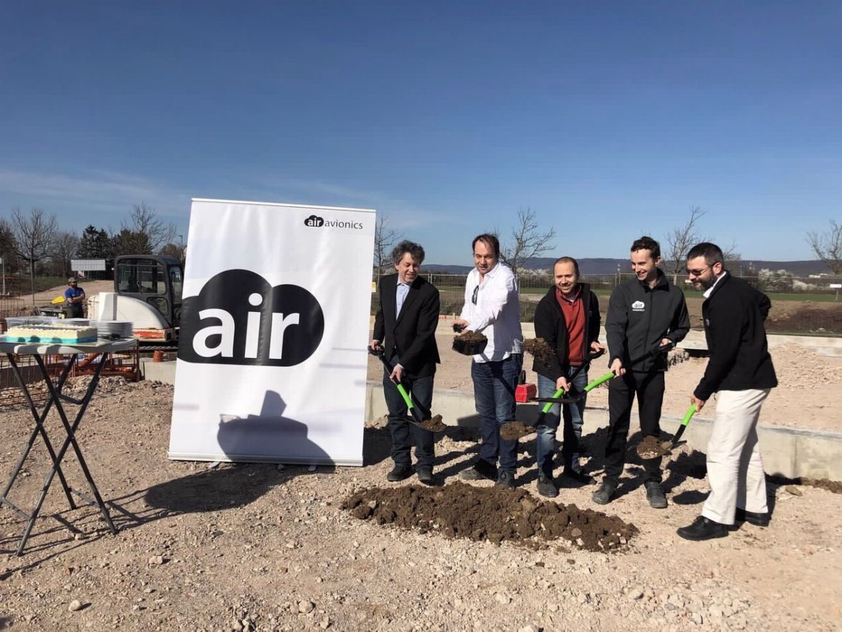 Erster Spatenstich für neues Gebäude von „Air Avionics“ am Standort Walldorf