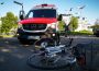 Wiesloch: Radfahrer an Zebrastreifen von Transporter erfasst
