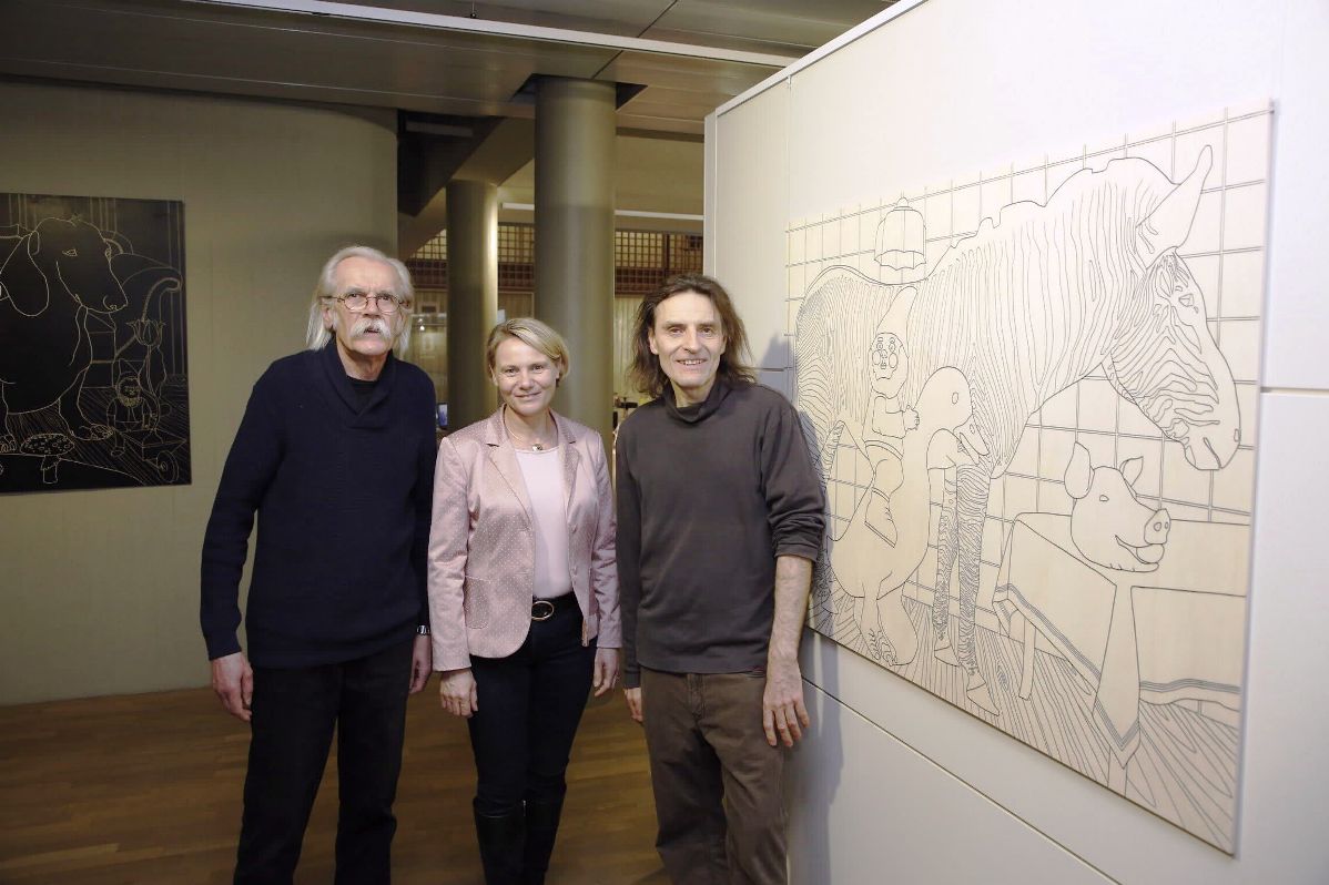 Walldorf: Werkschau von Wolfgang Folmer bei „Kunst im Rathaus“
