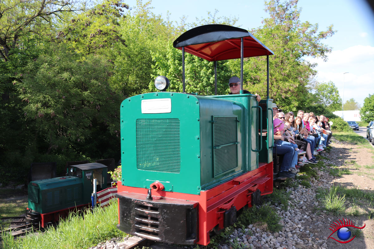 1. Mai in Wiesloch beim Feldbahnmuseum