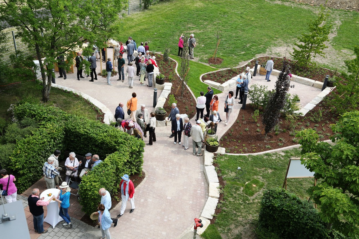 Hospiz Agape beim Tag der offenen Gärten am 19. Mai