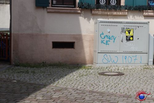 Schmierereien in der Innenstadt