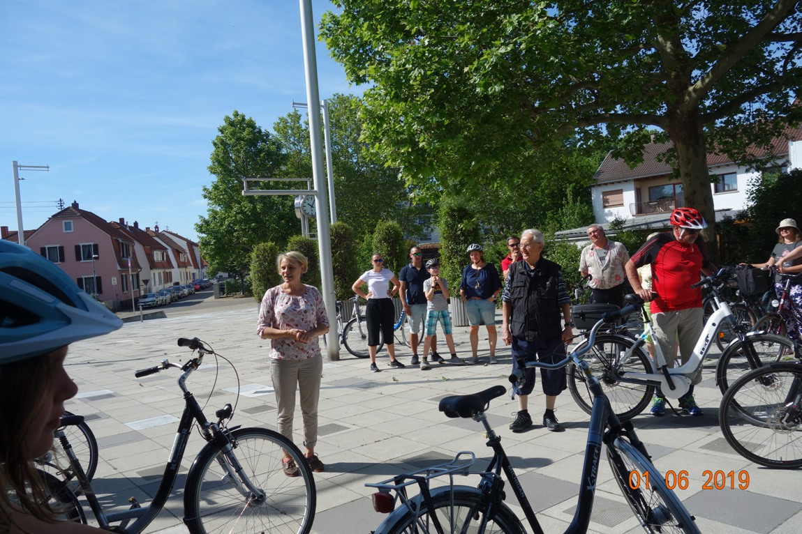 Walldorf: Neubürger-Radtour mit der Bürgermeisterin