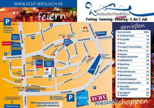 Wiesloch Stadtfest Plan