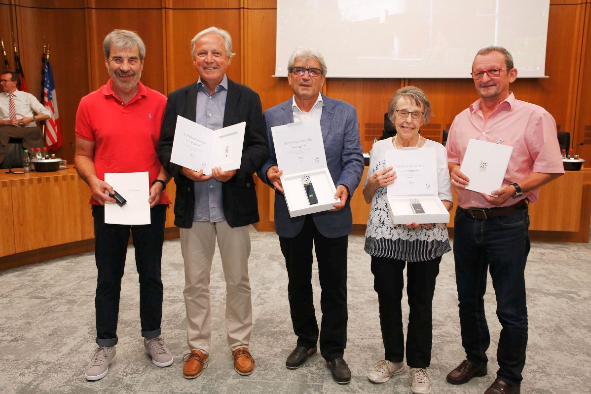 Abschied und Ehrungen im Gemeinderat Walldorf