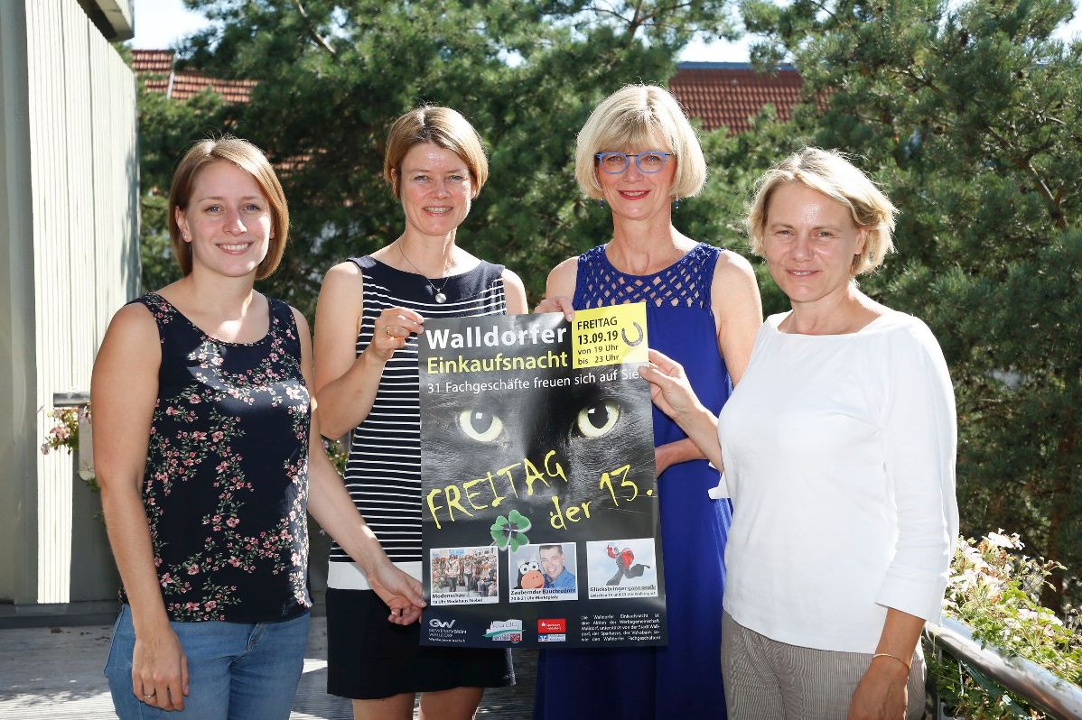 Walldorfer Einkaufsnacht am Freitag, 13. September, mit vielen Glücksbringern