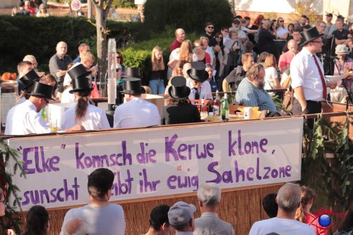 "Elke" konsch die Kerwe klone, sunscht hebt ihr ewig Sahelzone"