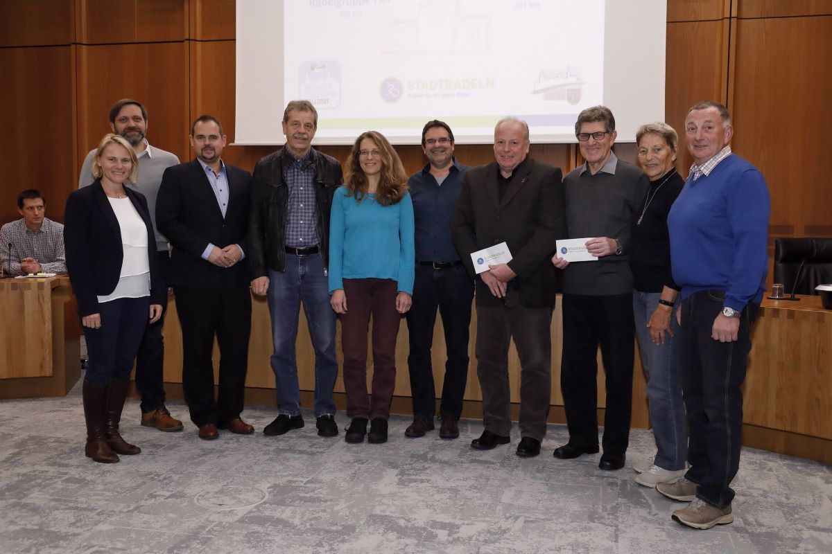 Walldorfer Gemeinderat  fahrradaktivstes Kommunalparlament beim „Stadtradeln“