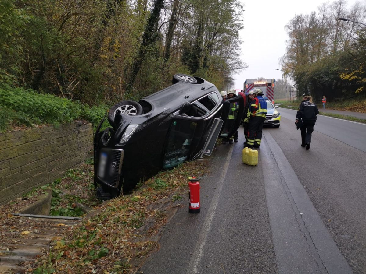 Wiesloch: Verkehrsunfall mit leichtverletzter Person und hohem Sachschaden