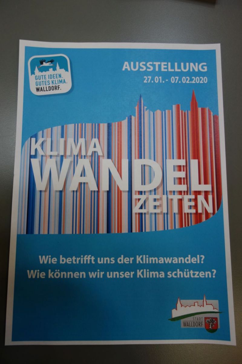 „Klimawandelzeiten“ – Ausstellung noch bis 07. Februar im Rathaus Walldorf