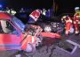 Auf B39 bei Mühlhausen: Kreuzungsunfall bei Abfahrt Tairnbach – Rettungskräfte im Einsatz