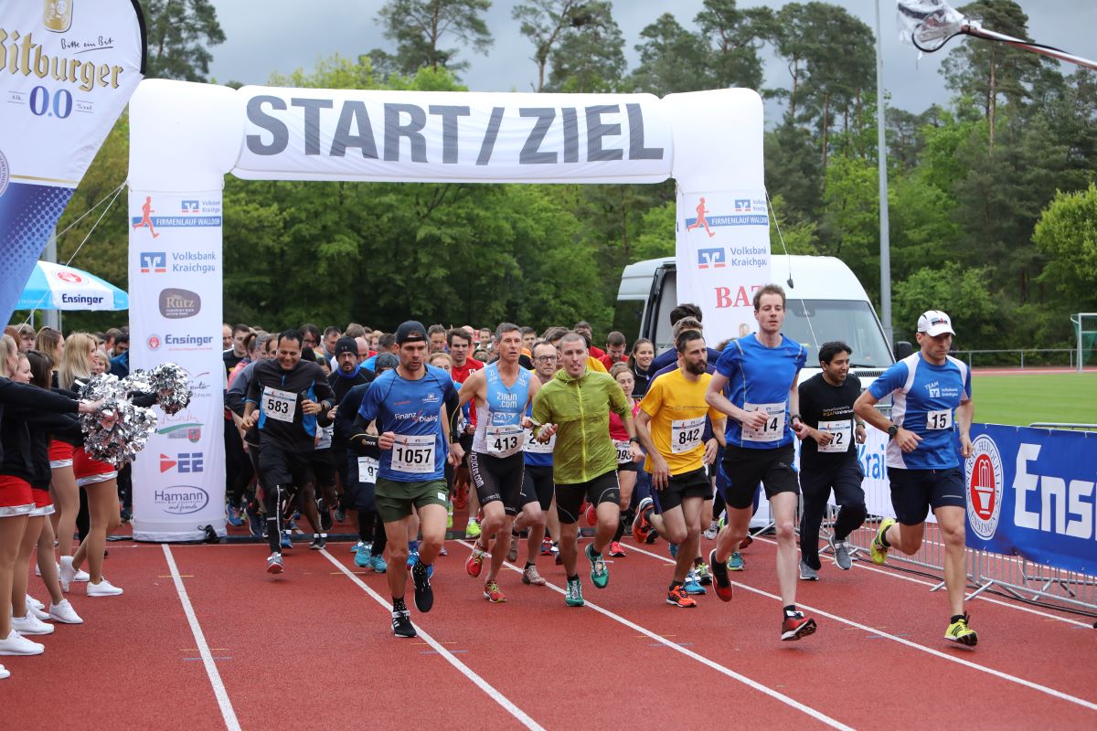 Anmeldephase für den Volksbank-Firmenlauf Walldorf läuft