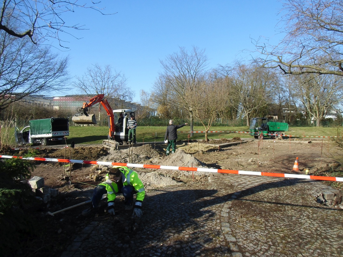 Wiesloch: Auf dem Hauptfriedhof entsteht der „Kirschblütengarten“