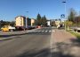 Vollsperrung der Schwetzinger Straße auf Höhe der Einmündung Dr. Martin-Luther-Straße