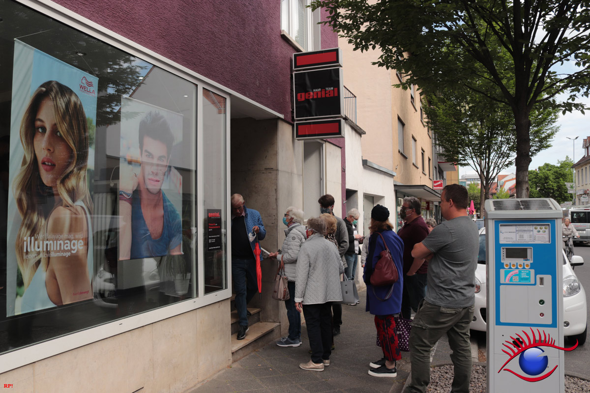 Friseure in Wiesloch wieder geöffnet, „Gott sei Dank“ so mancher Wieslocher