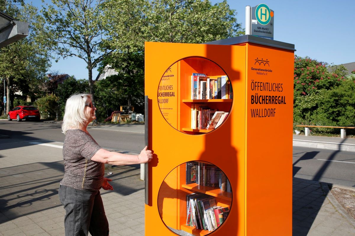 Walldorf: Zweites Öffentliches Bücherregal – auch mit Kinderbüchern