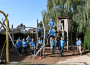 Freiwilligentag 2020: Schweickert erneuert Spielplatzfläche beim Kinderschutzbund in Wiesloch