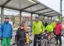 Mit Grünen Landtagskandidaten auf der Leimbachroute unterwegs