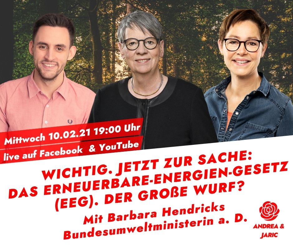 Barbara Hendricks und Andrea Schröder-Ritzrau: Diskussion zum Thema „Erneuerbare Energien“