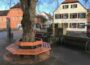 Rundbank unter der Linde am Fontenay-aux-Roses Platz wurde erneuert