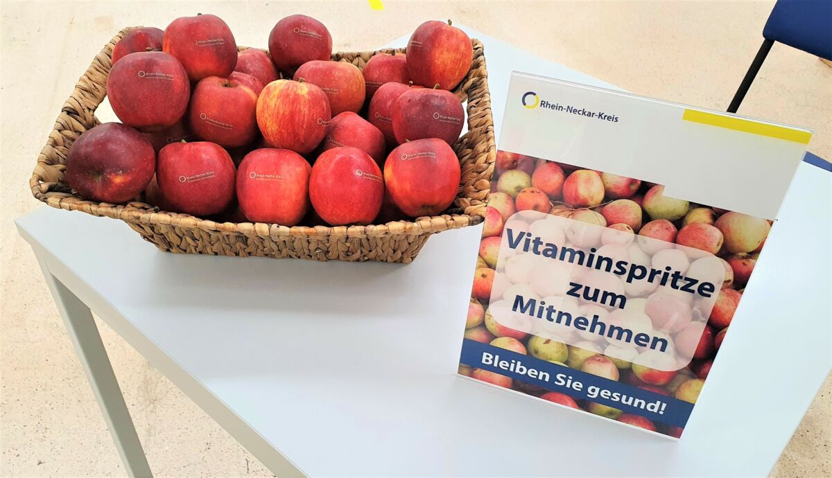 Gestärkt nach der Impfung: Impfzentren des Rhein-Neckar-Kreises verteilen „Vitaminspritzen“ zum Mitnehmen!