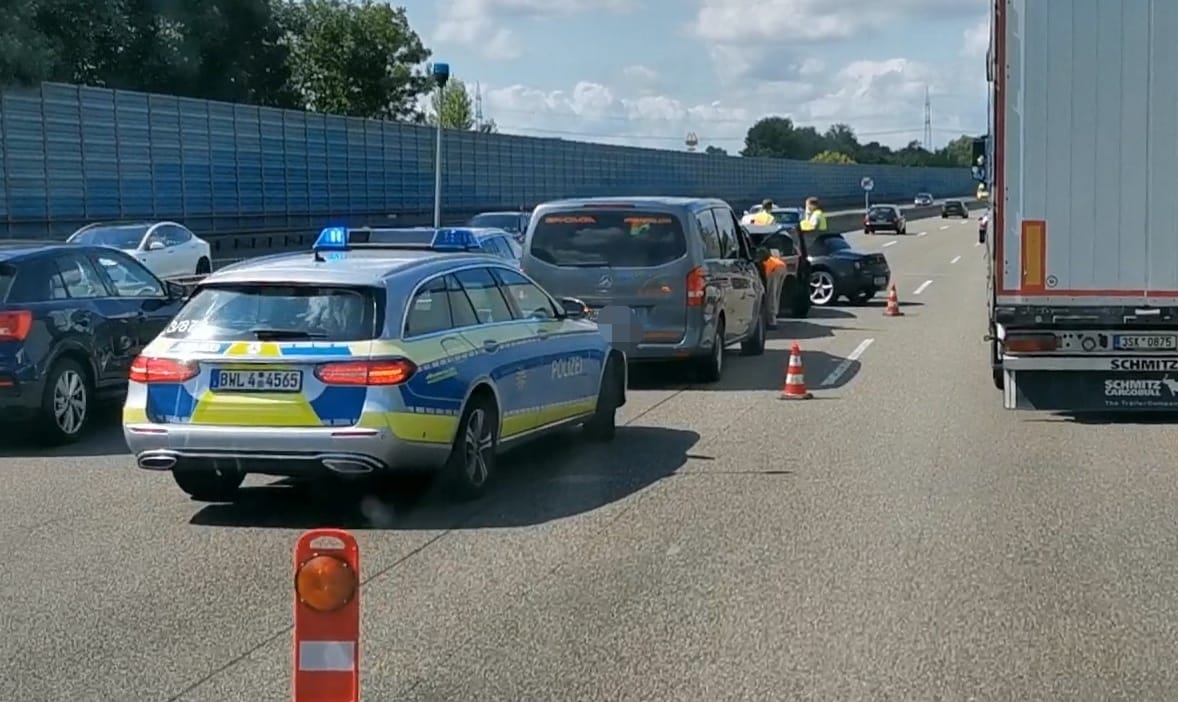 Update ! – Rauenberg/BAB 6: Verkehrsunfall mit 7 beteiligten Fahrzeugen – nahezu 10km Kilometer Rückstau