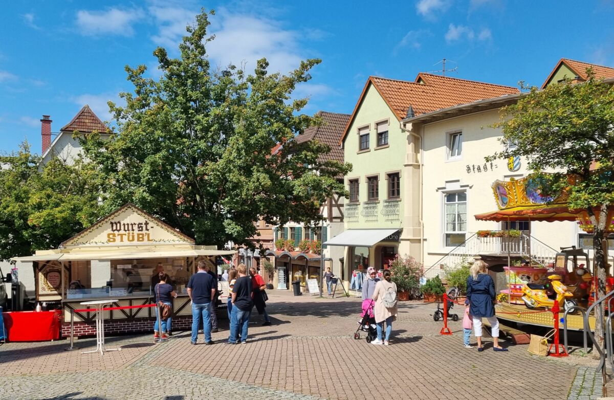 „Anstatt“- Winzerfest bis 04. September in der Wieslocher Innenstadt