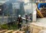 Wiesloch: Aktuell Brand im Rohbau eines Mehrfamilienhauses