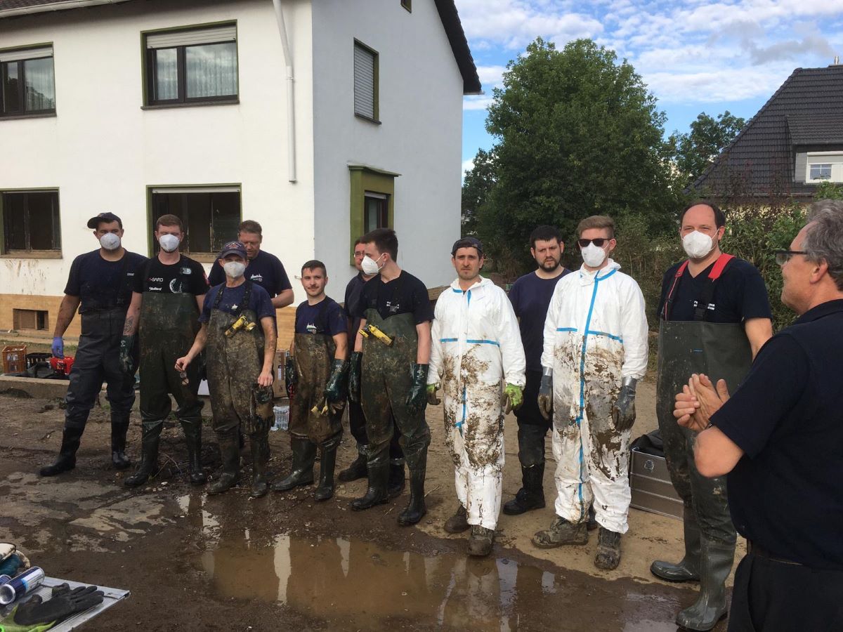 Feuerwehr Walldorf spendet 8.500 € für betroffene Kameraden im Ahrtal