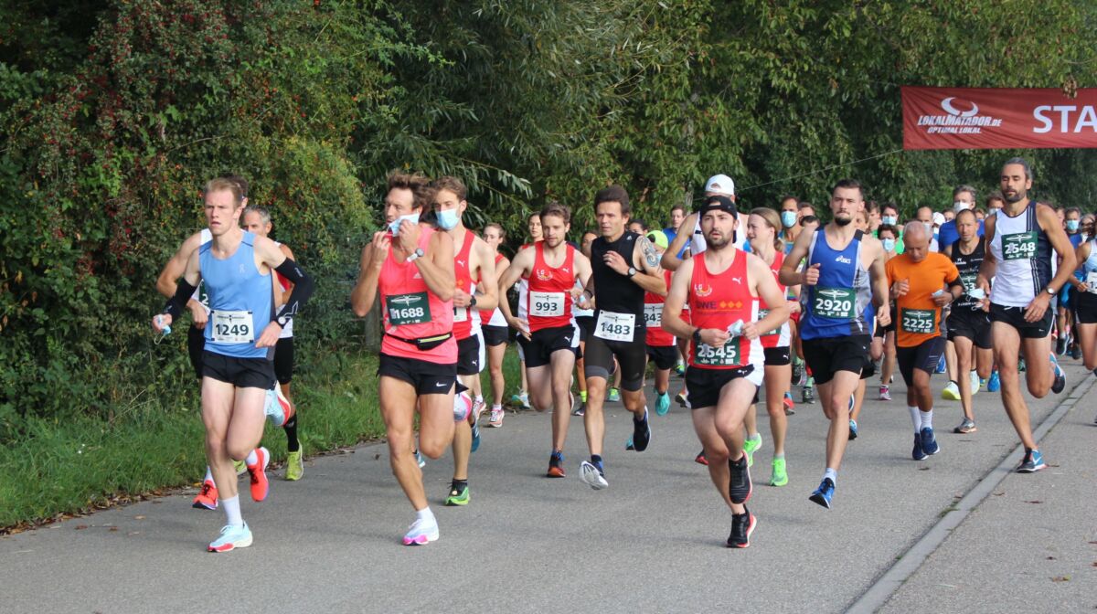 41. Lokalmatador-Golfparklauf des TSV 05 Rot am 12. September 2021