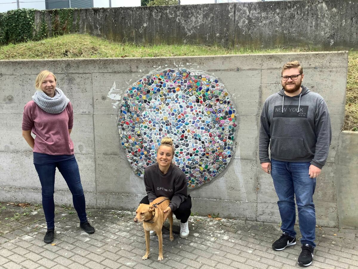 Wiesloch: Mosaikwand als schöne Erinnerung