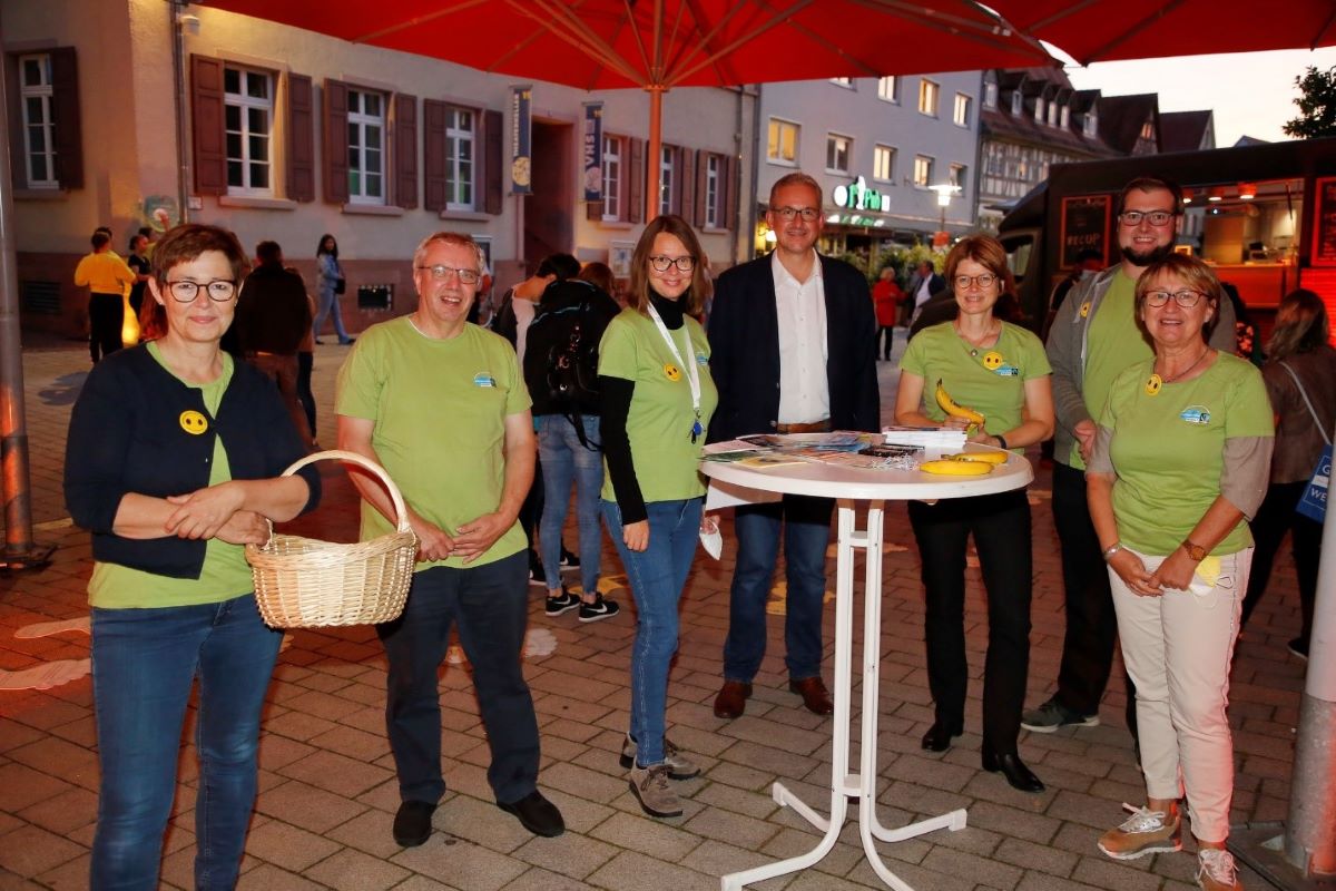 Fairtrade-Stand bei der Walldorfer Einkaufsnacht