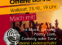 3. Offene Bühne am 23.10. in Walldorf