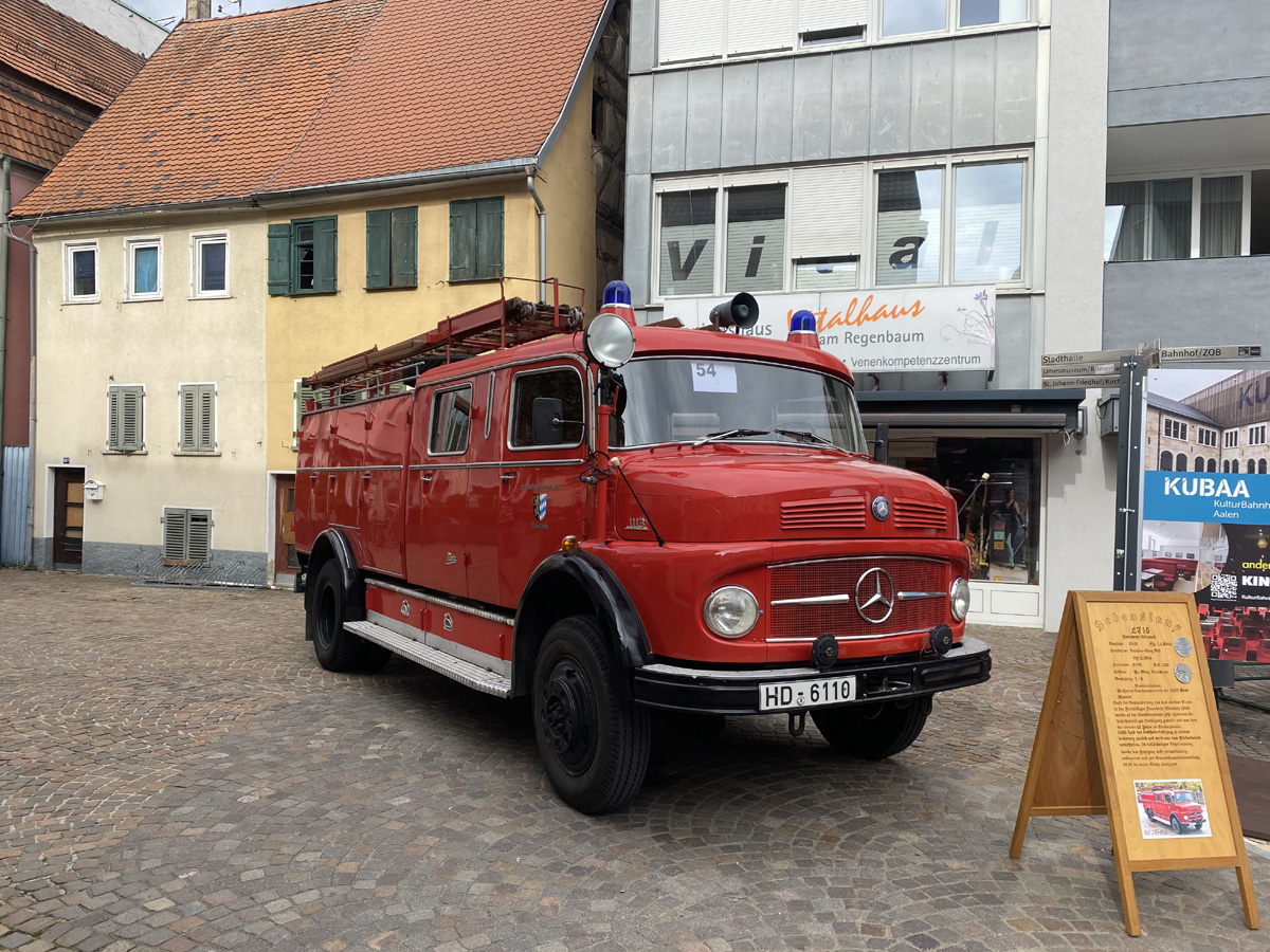 Feuerwehr-Oldtimer im Einsatz