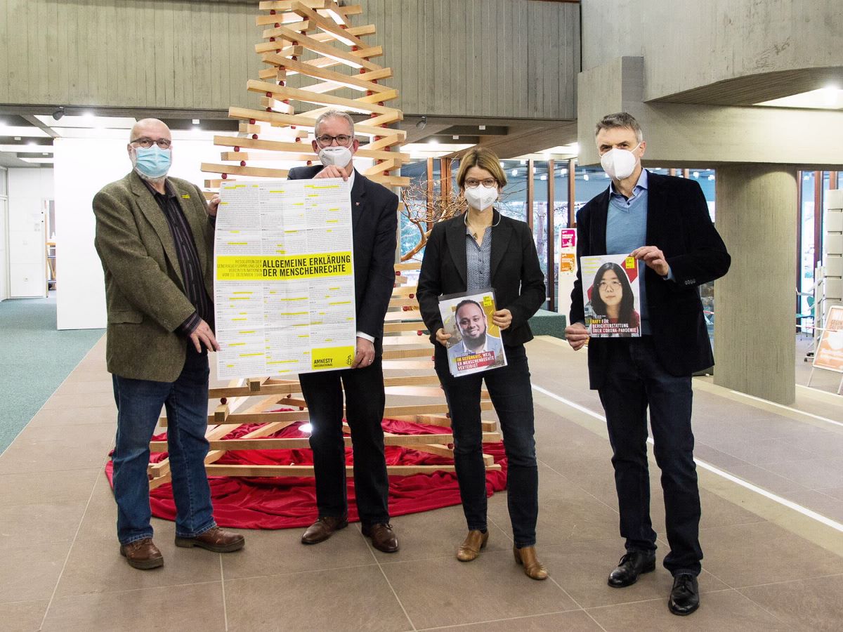 Amnesty-Gruppe Wiesloch zu Gast im Rathaus Walldorf