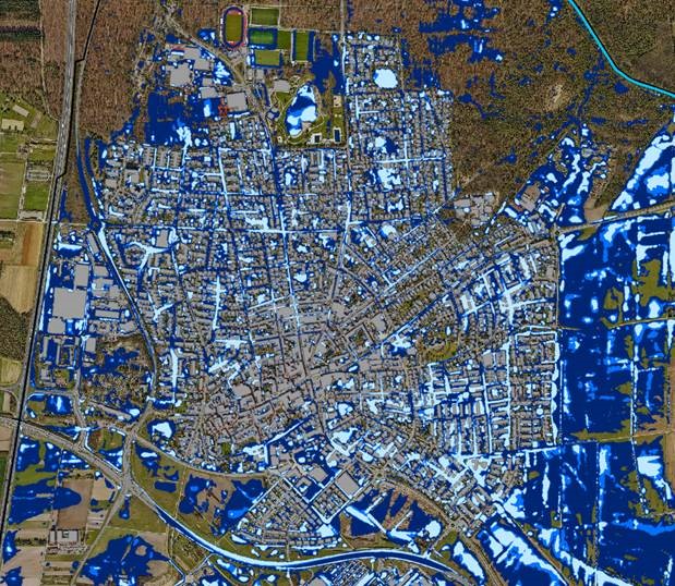 Kommunales Starkregen-Risikomanagement für Walldorf