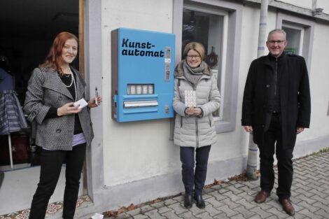 Der Kunstautomat beim Fachwerk: Kunst für Jedermann im Taschenformat