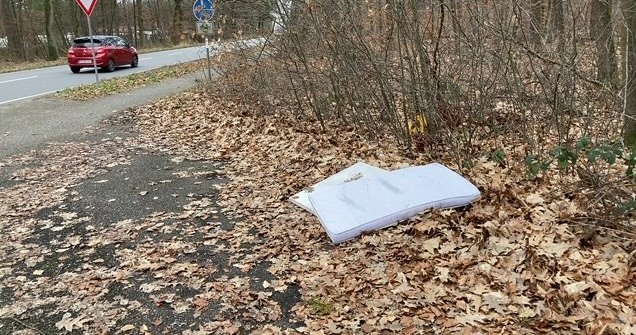 Walldorf: Müllentsorgung im Wald