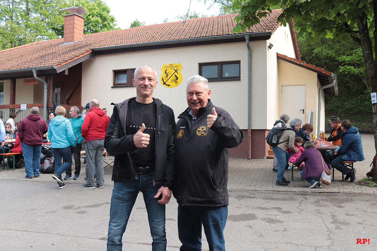 MSC Schatthausen feierte den 1. Mai mit einem Grillfest am Eselspfad