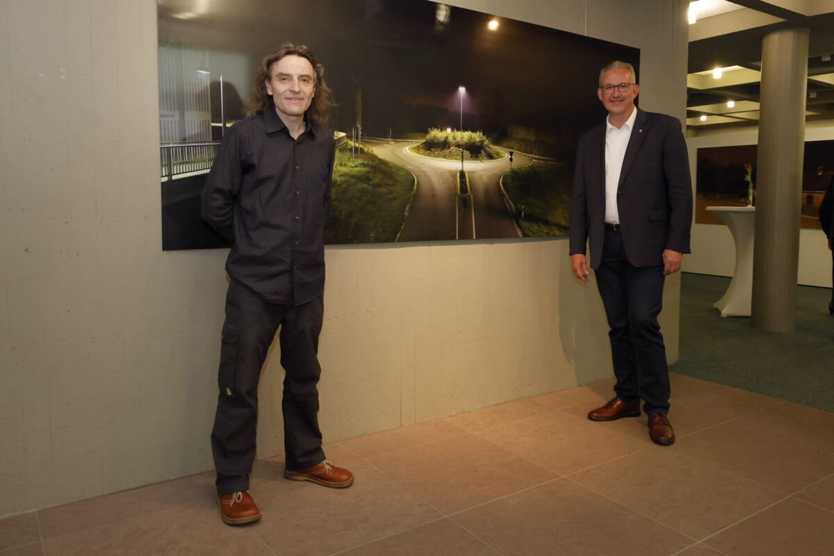 Vernissage zur Ausstellung „Nachtstücke“ im Rathaus Walldorf