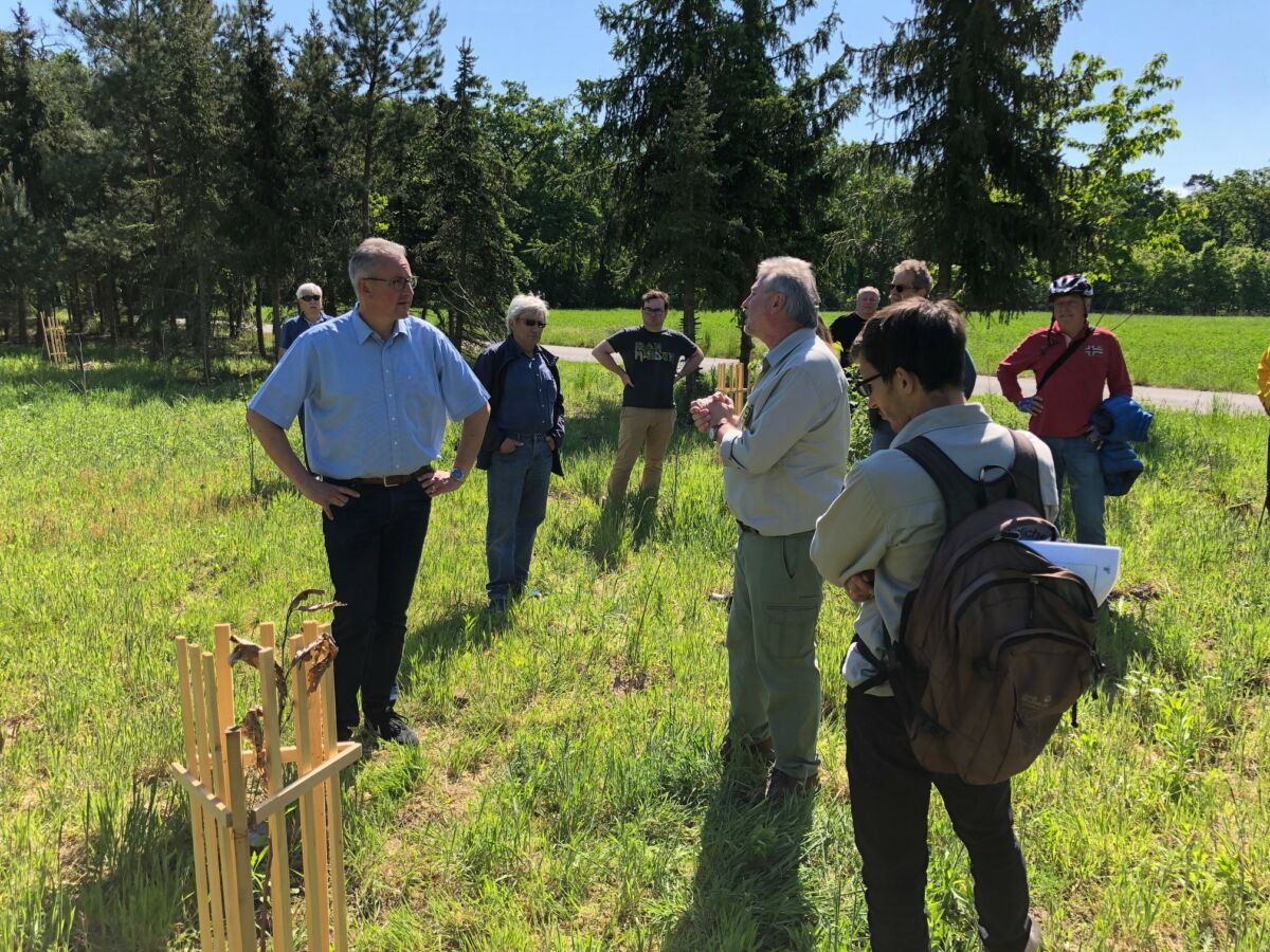 Waldbegehung mit Gunter Glasbrenner und Philipp Schweigler