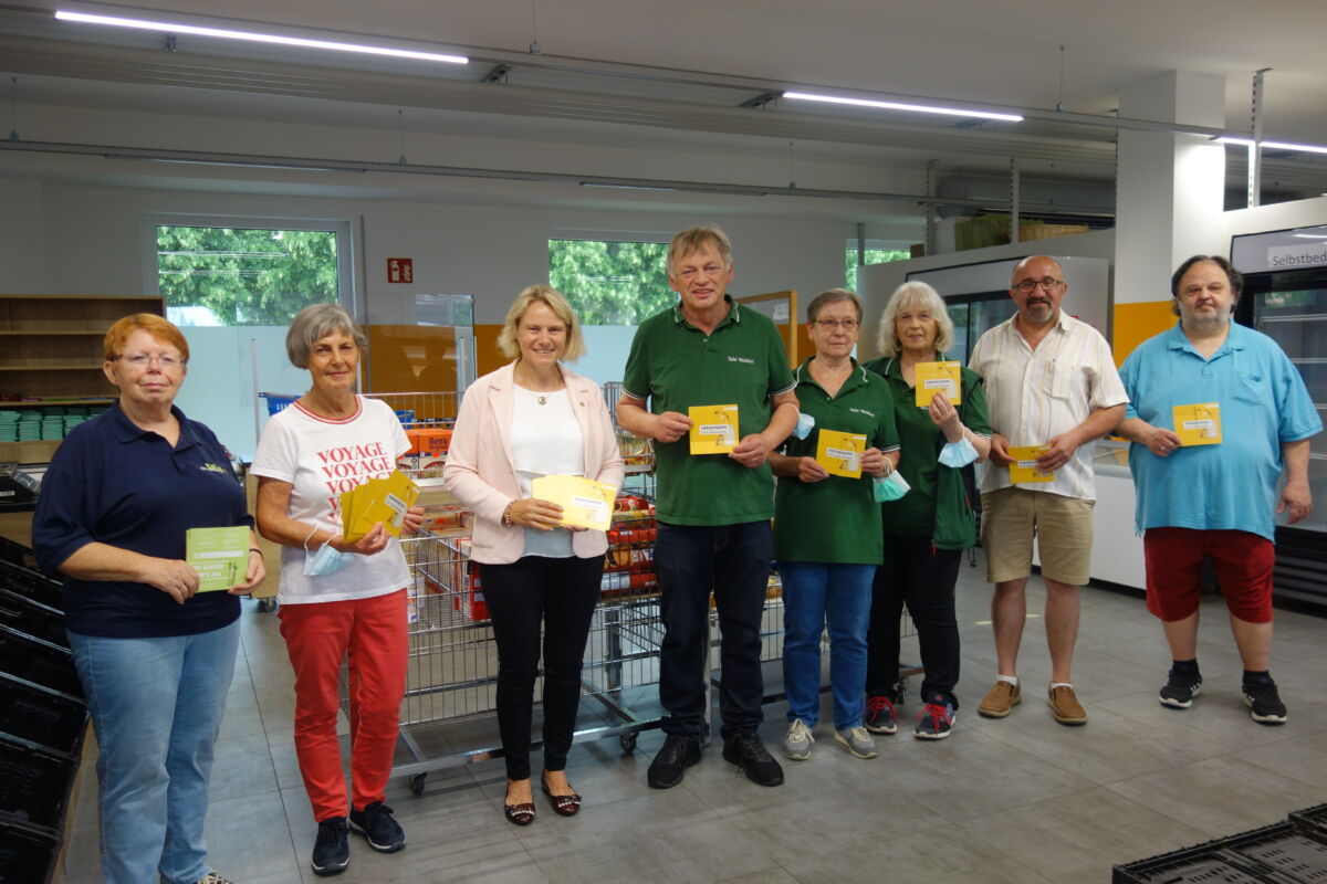 Christiane Staab MdL zu Besuch bei der Tafel Walldorf