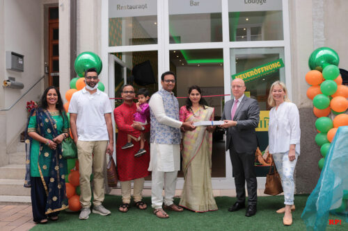 Foto der Eröffnung des Athidhi Indisches Restaurant Wiesloch 2020