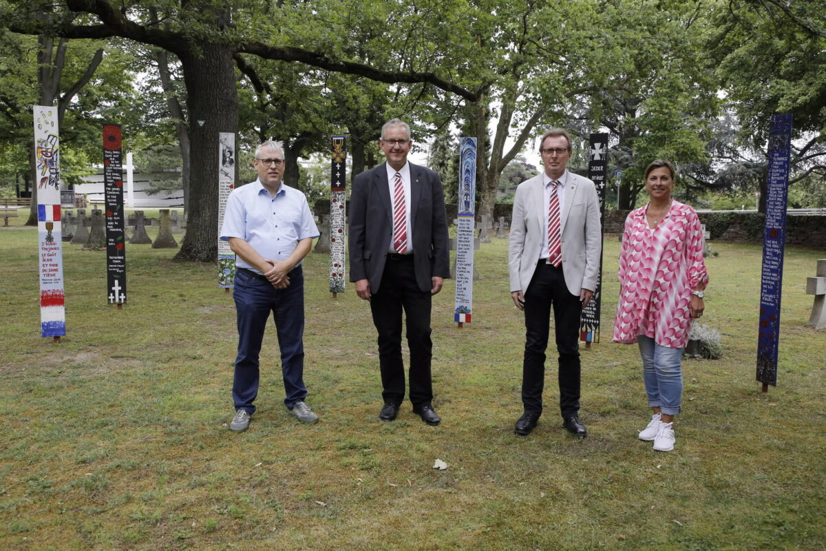 „Nie wieder Krieg“ – Ausstellung auf dem Walldorfer Friedhof