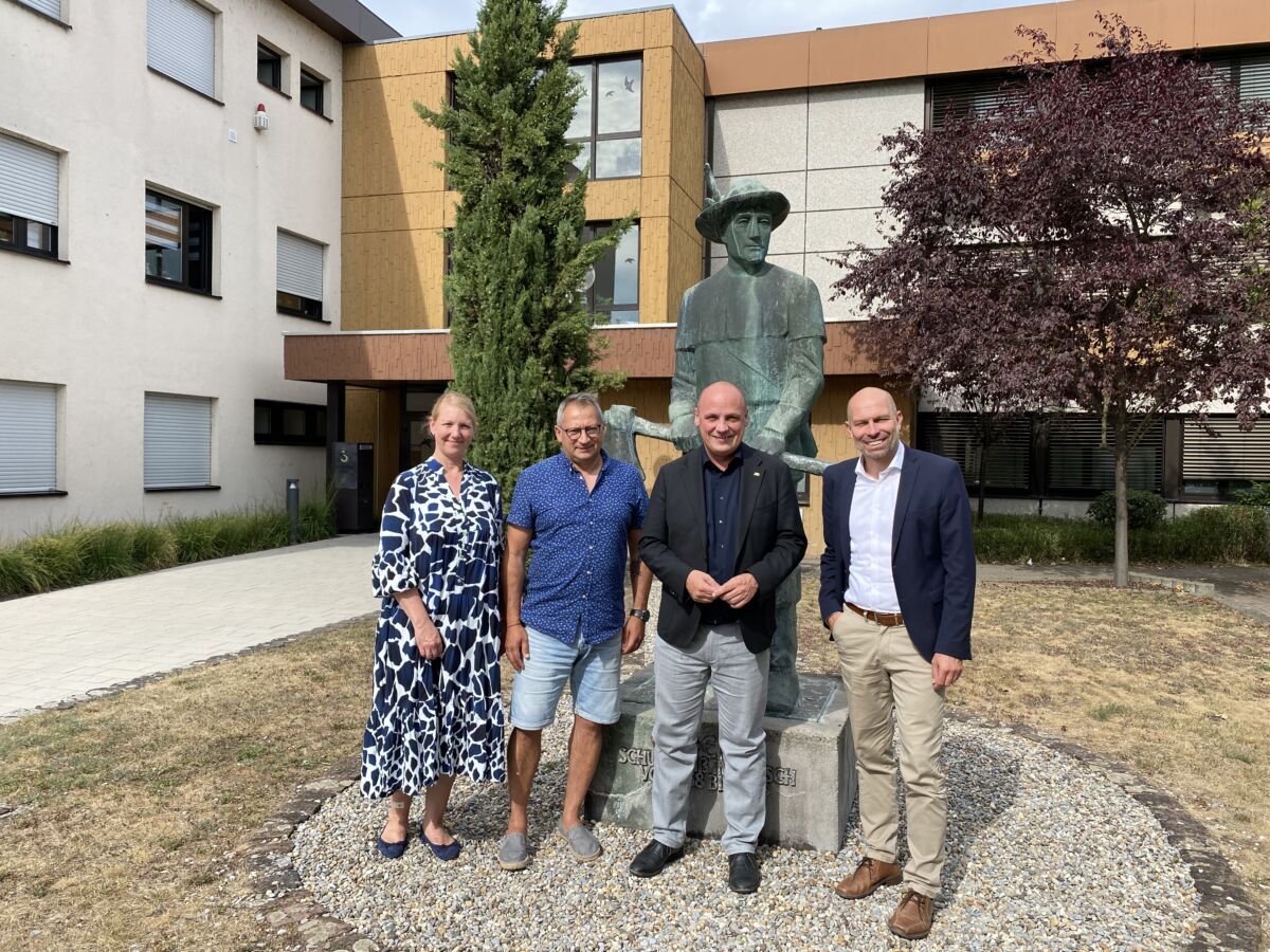 Antrittsbesuch: Daniel Born besucht neuen Bürgermeister Timo Wangler