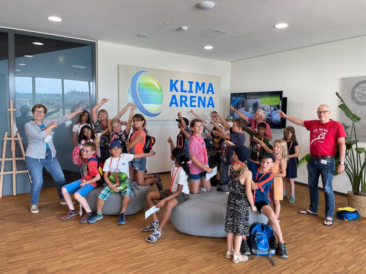 Rucksackrallye durch die Klima-Arena Sinsheim mit dem Ferienspaß der SPD Walldorf