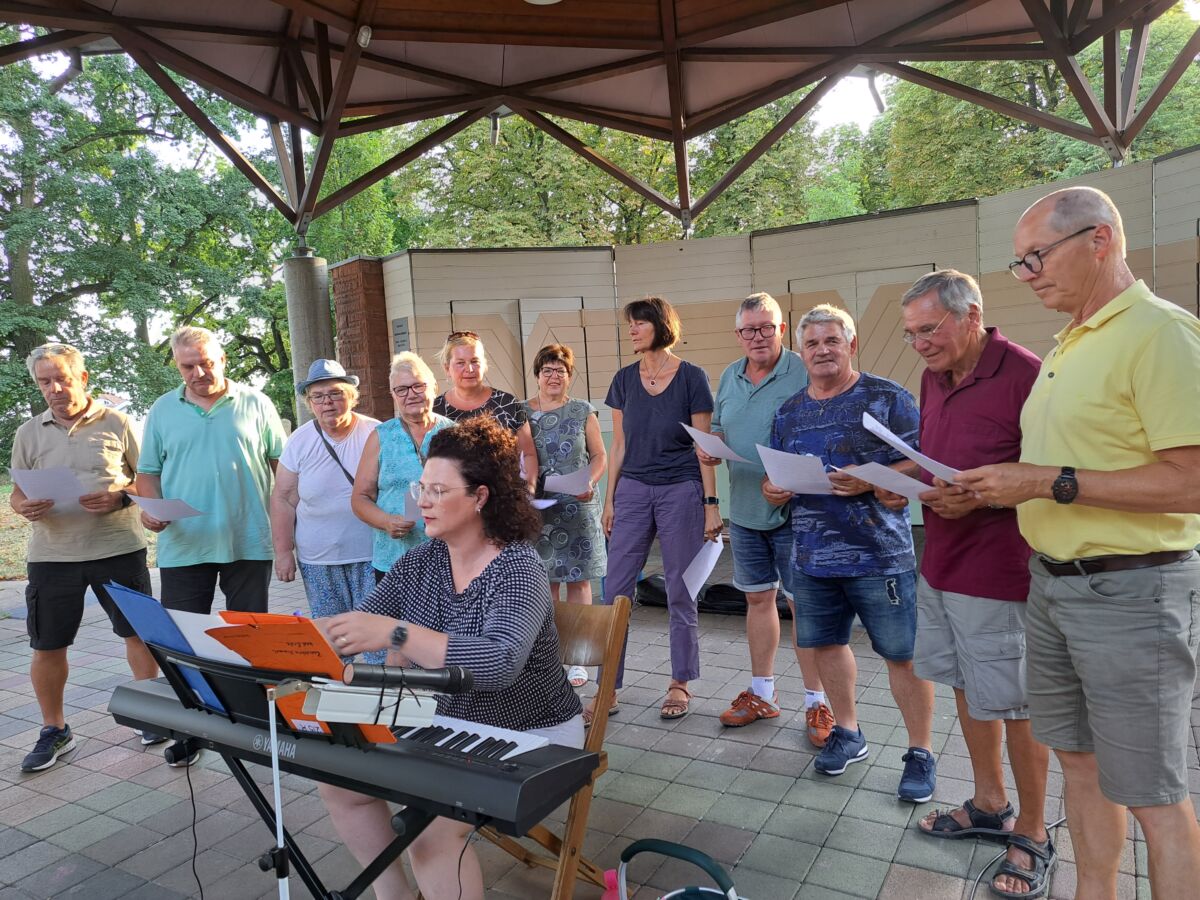 Singen im Park